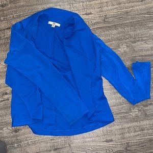 Blue cropped jacket